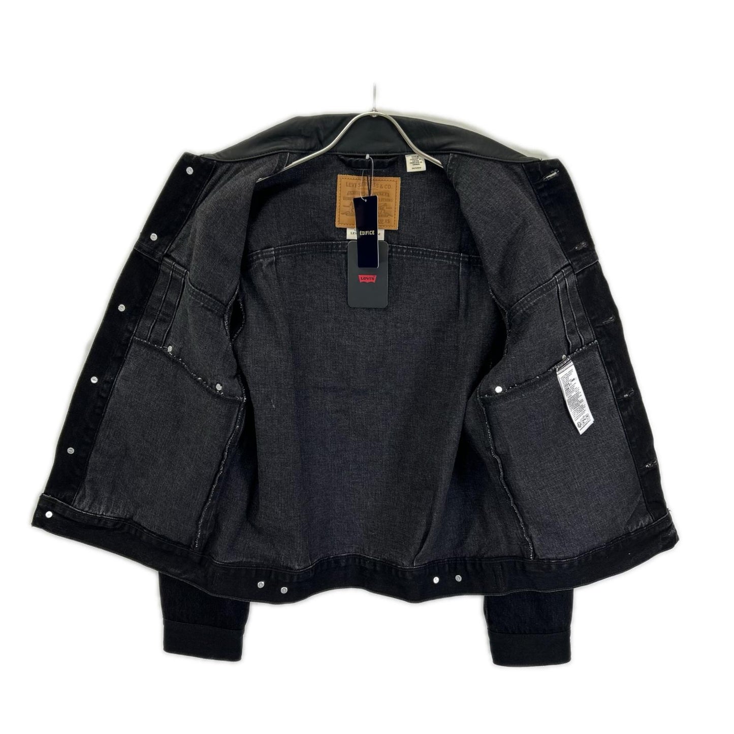 LEVI'S x EDIFICE 2nd Type Trucker Jacket Black Size XS