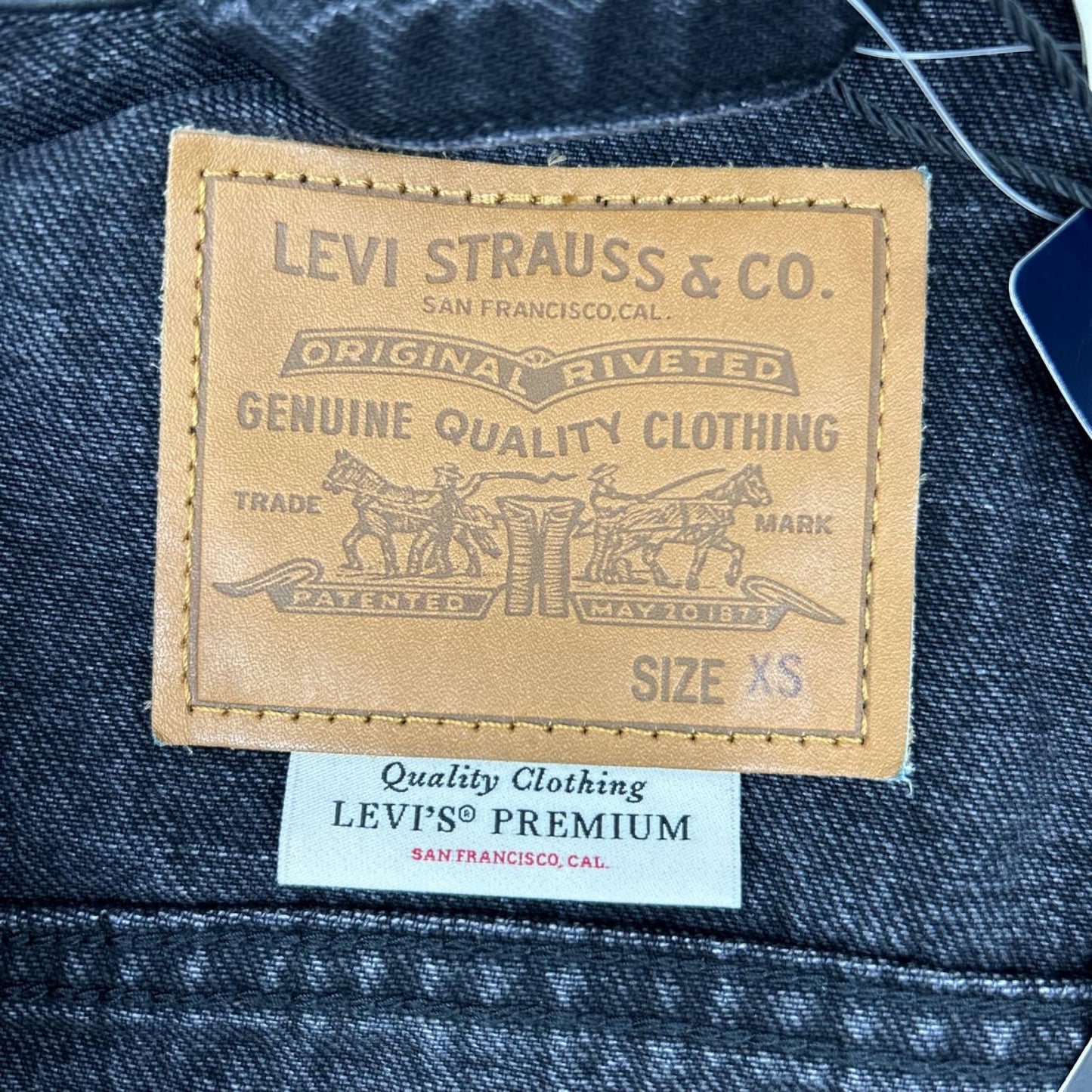 LEVI'S x EDIFICE 2nd Type Trucker Jacket Black Size XS