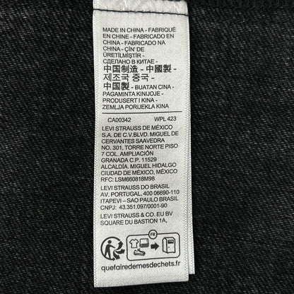 LEVI'S x EDIFICE 2nd Type Trucker Jacket Black Size XS