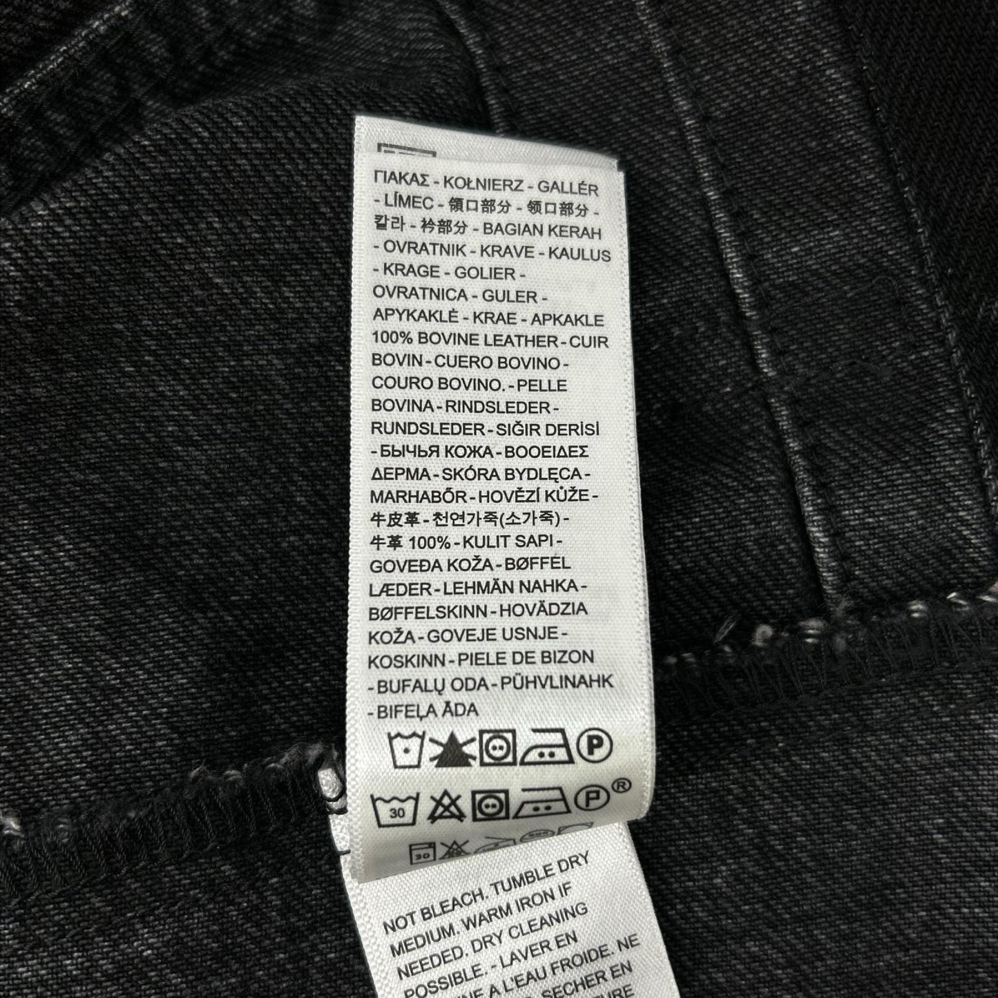 LEVI'S x EDIFICE 2nd Type Trucker Jacket Black Size XS