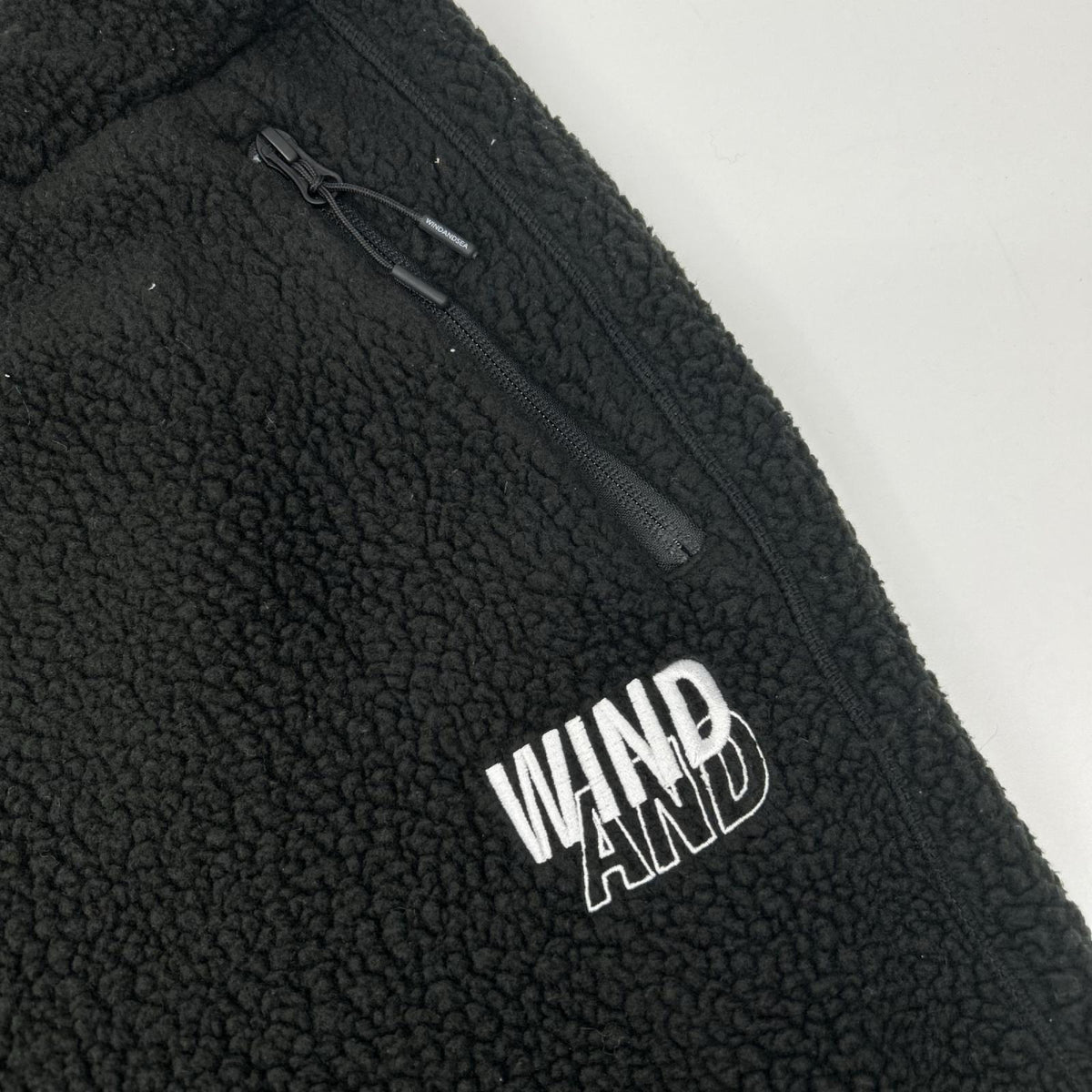 WIND AND SEA POLARTEC Thermal Boa Fleece Pants Black Size S