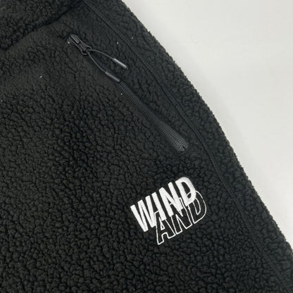 WIND AND SEA POLARTEC Thermal Boa Fleece Pants Black Size S