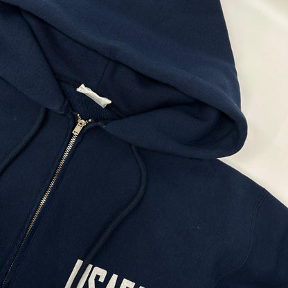 Champion USAFA Reverse Weave Half-Zip Hoodie Size SMALL