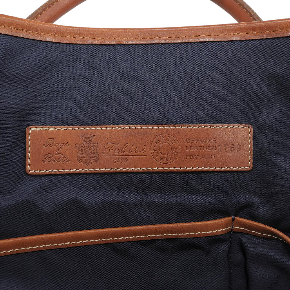 Felisi 2WAY Briefcase Shoulder Bag Navy/Brown