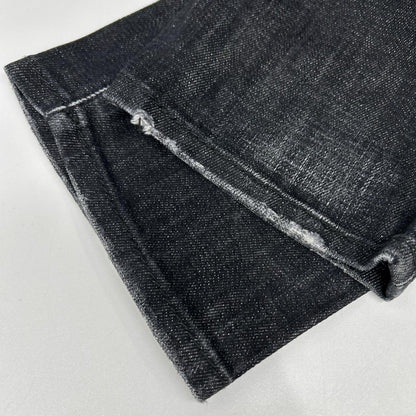 DSQUARED2 S74LB1617 Skater Faded Black Wash Jeans Size 44