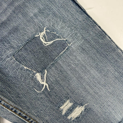 DOLCE&GABBANA Distressed Skinny Denim Light Indigo Size 44