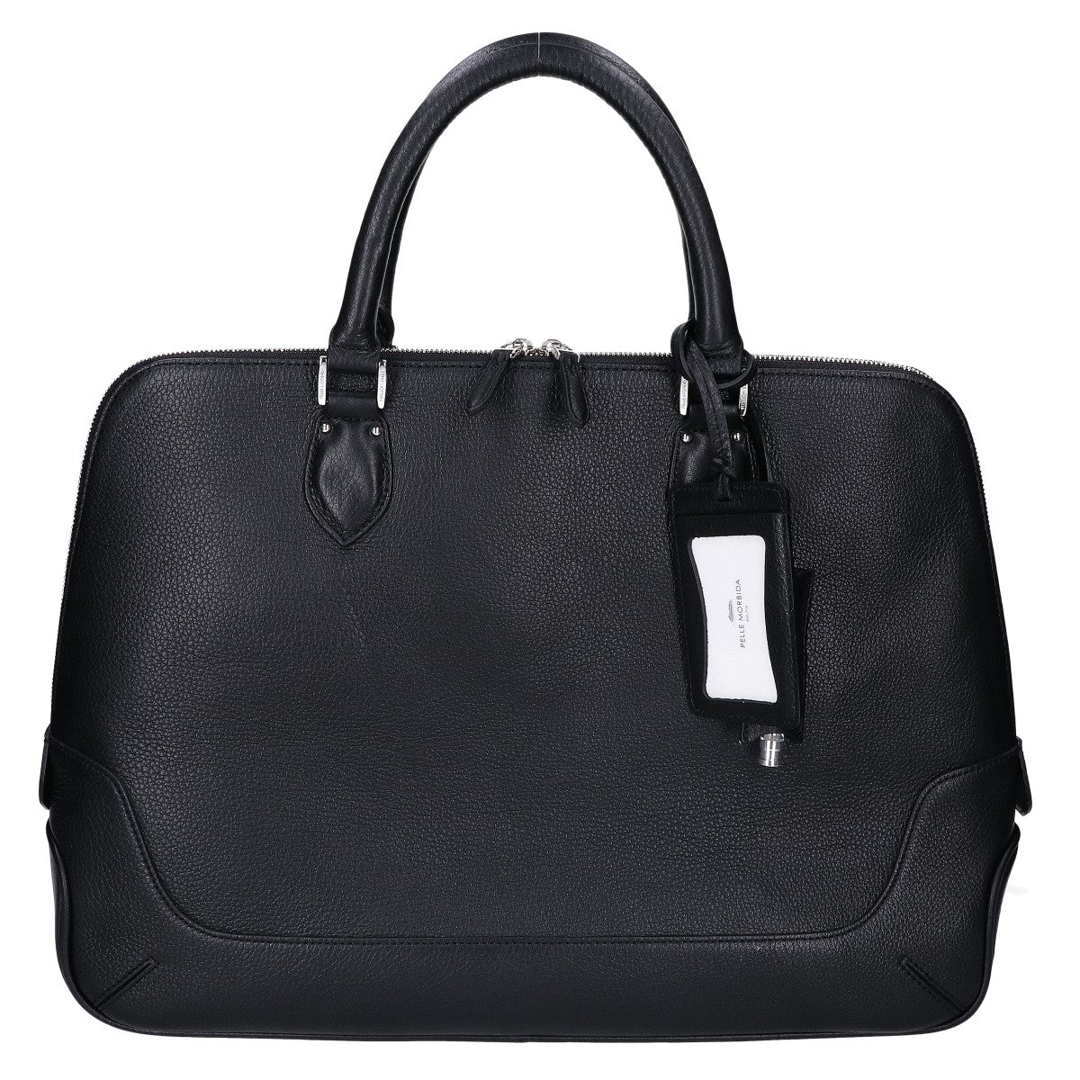 PELLE MORBIDA Maiden Voyage Leather Briefcase Black Size M