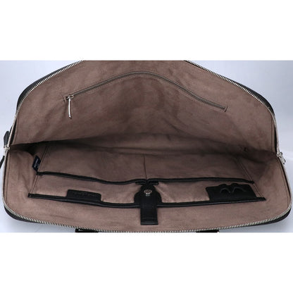 PELLE MORBIDA Maiden Voyage Leather Briefcase Black Size M