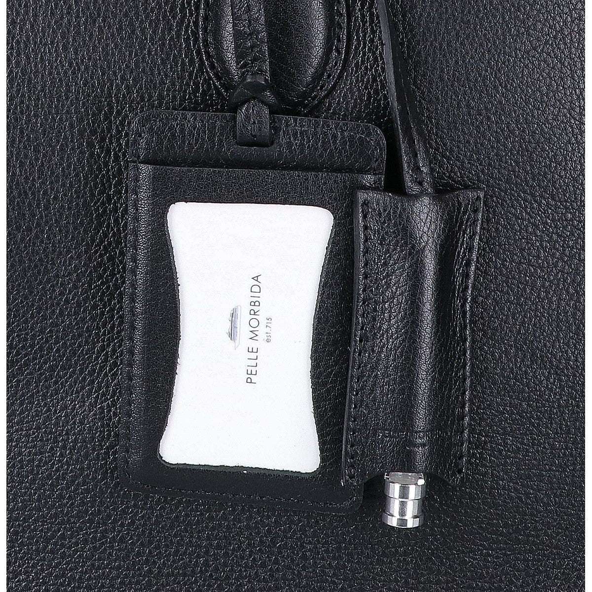 PELLE MORBIDA Maiden Voyage Leather Briefcase Black Size M