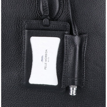 PELLE MORBIDA Maiden Voyage Leather Briefcase Black Size M