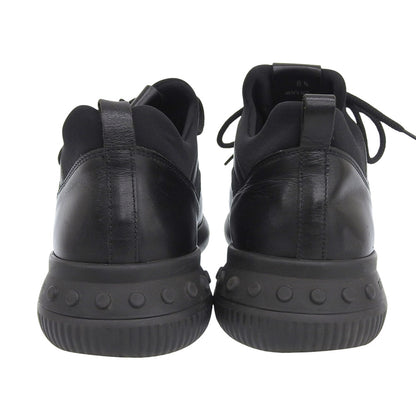 Tod's NO CODE 01 Leather Neoprene Sneakers Black Size 8 1/2