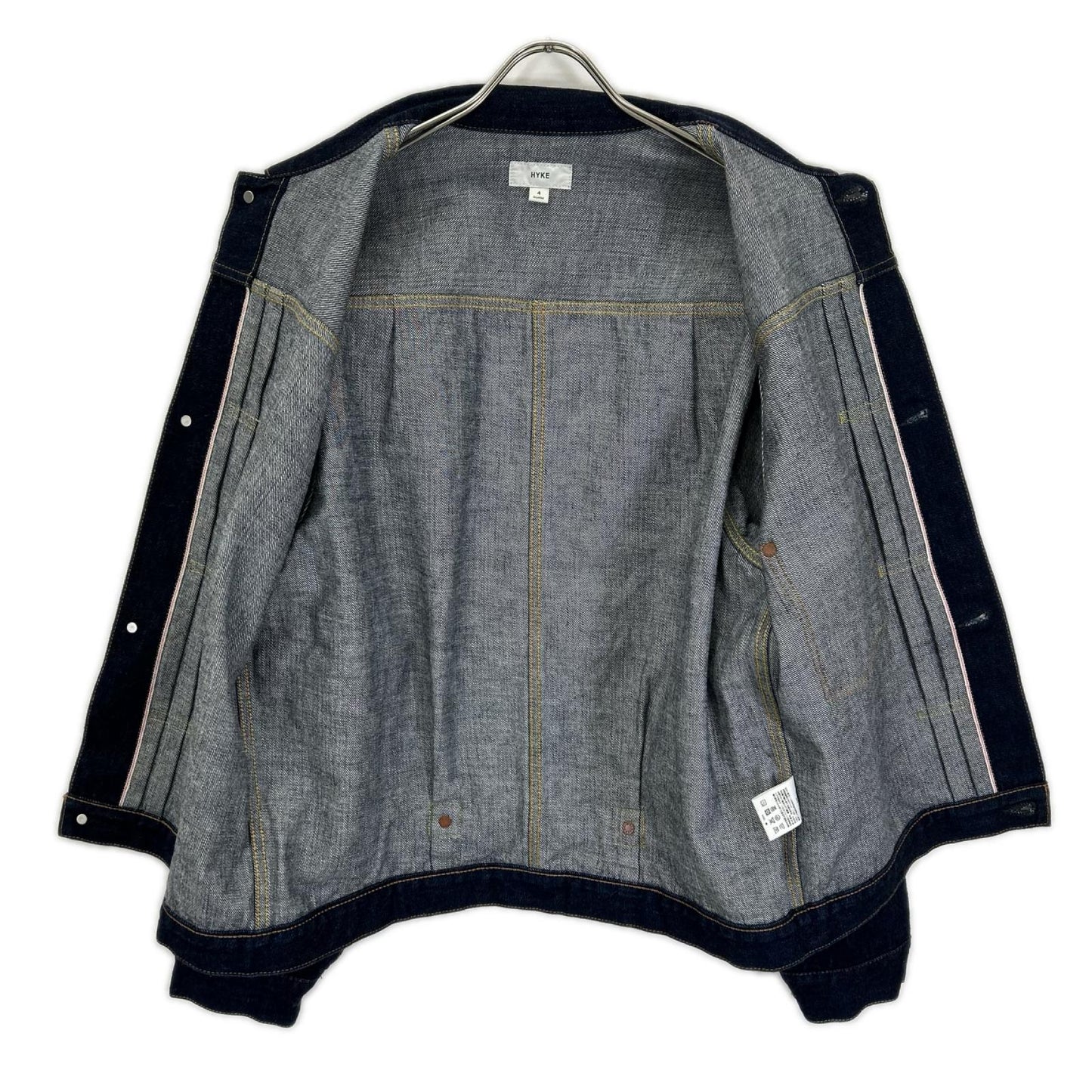 HYKE UNITED ARROWS TYPE1 Denim Jacket Indigo Size 4
