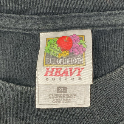 FRUIT OF THE LOOM 90s William Wegman T-Shirt Black Size XL