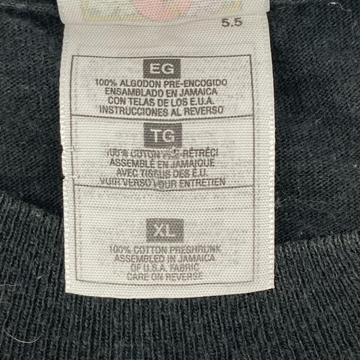 FRUIT OF THE LOOM 90s William Wegman T-Shirt Black Size XL