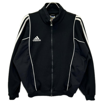 adidas 90s Black Polyester Track Jacket Size L