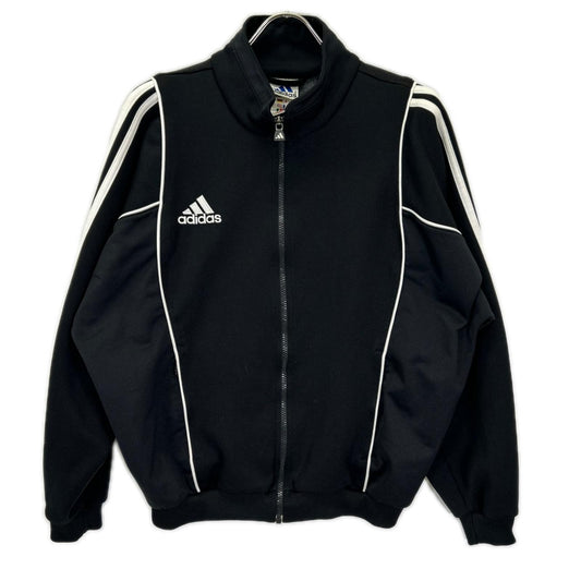 adidas 90s Black Polyester Track Jacket Size L