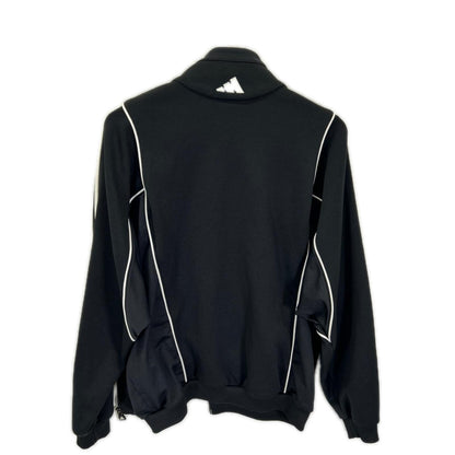 adidas 90s Black Polyester Track Jacket Size L