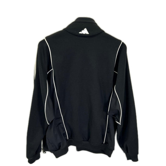 adidas 90s Black Polyester Track Jacket Size L