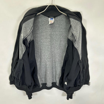adidas 90s Black Polyester Track Jacket Size L