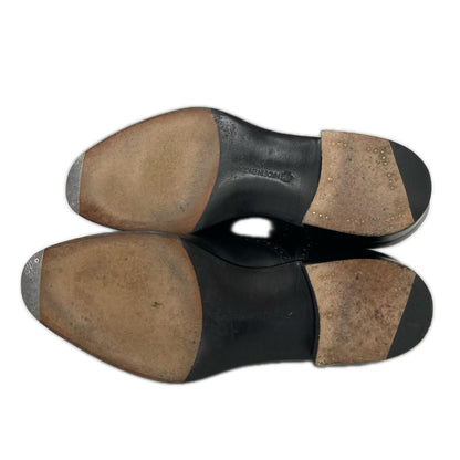 Edward Green Cadogan 202 Last Punched Toe Black Shoes Size UK 6.5