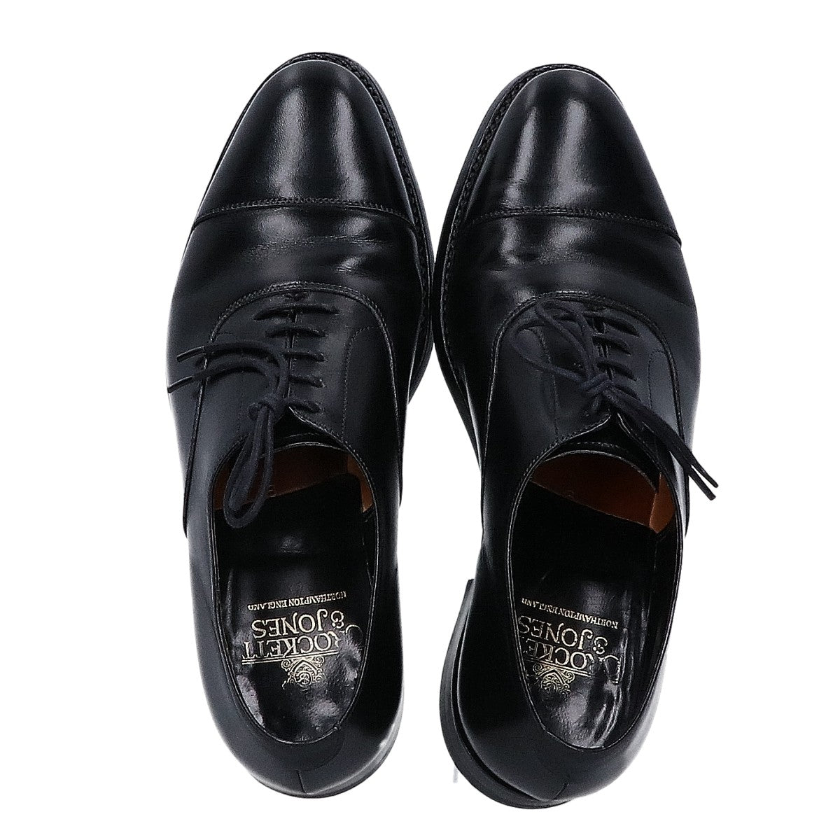 Crockett&Jones Kent Black Calf Leather Sneakers Size 6E