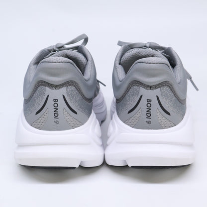 HOKAONEONE M Bondi 9 Wide Mesh Running Sneakers Gray Size 25