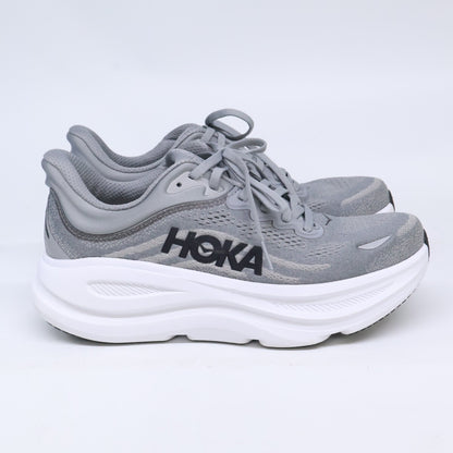 HOKAONEONE M Bondi 9 Wide Mesh Running Sneakers Gray Size 25