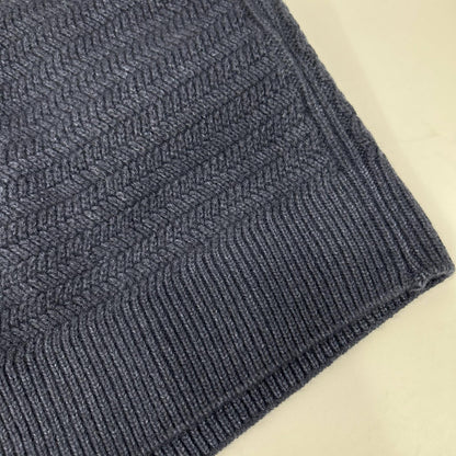 Cruciani CU24.211 Navy V-Neck Wool Knit Vest Size 52