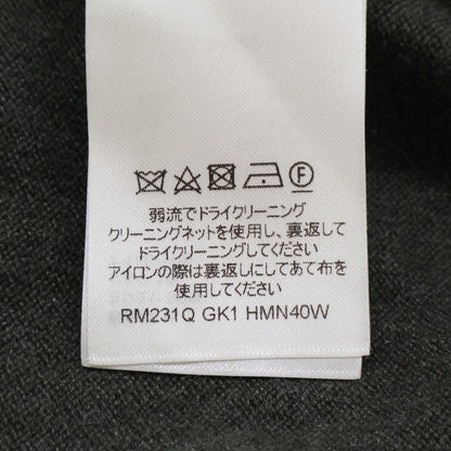 LOUIS VUITTON 23' LV Embossed Cashmere Sweater Khaki Size XL