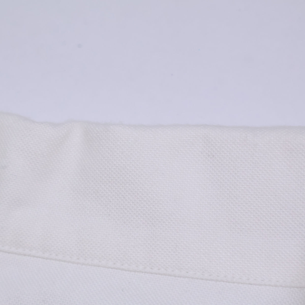 PRADA Logo Embroidered Short Sleeve Open Shirt White Size L