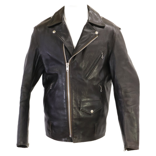 FINECREEKLEATHERS Leon Custom Horsehide Rider Jacket Size 44
