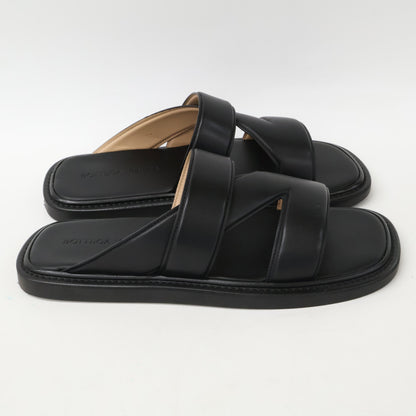 BOTTEGA VENETA Cross Band Leather Sandals Size EU 42