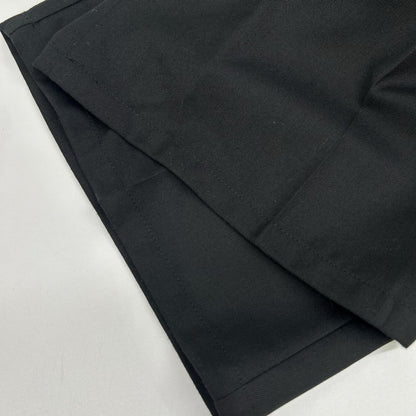 RETOUCH Black Two-Tuck Slacks Pants Size M