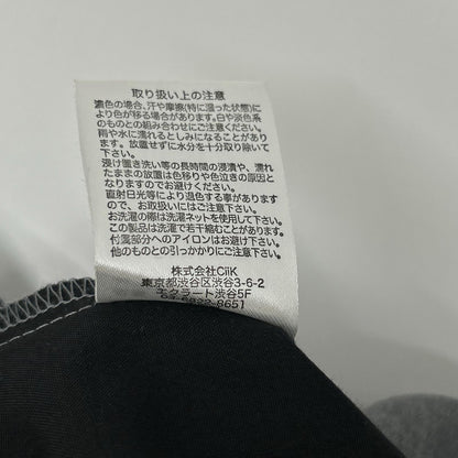 RETOUCH Light Gray Two-Tuck Polyester Slacks Size M