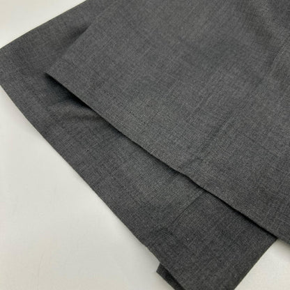 RETOUCH Light Gray Two-Tuck Polyester Slacks Size M