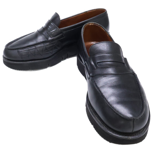 J.M. WESTON Black Signature Loafers Size UK 5