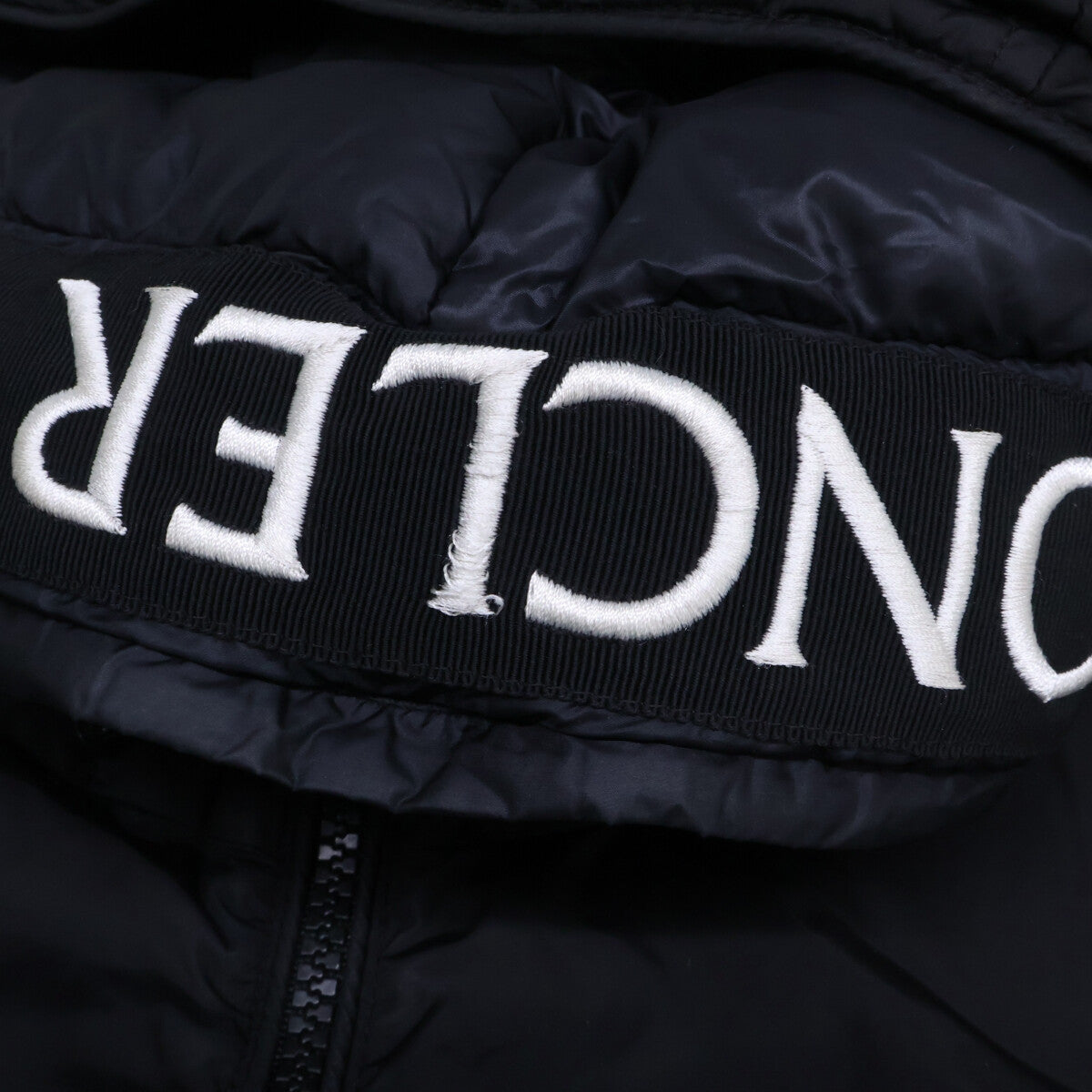 MONCLER MONTVERNIER Hood Logo Hooded Jacket Black Size 1