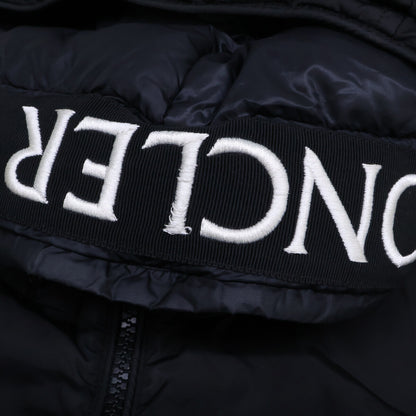 MONCLER MONTVERNIER Hood Logo Hooded Jacket Black Size 1