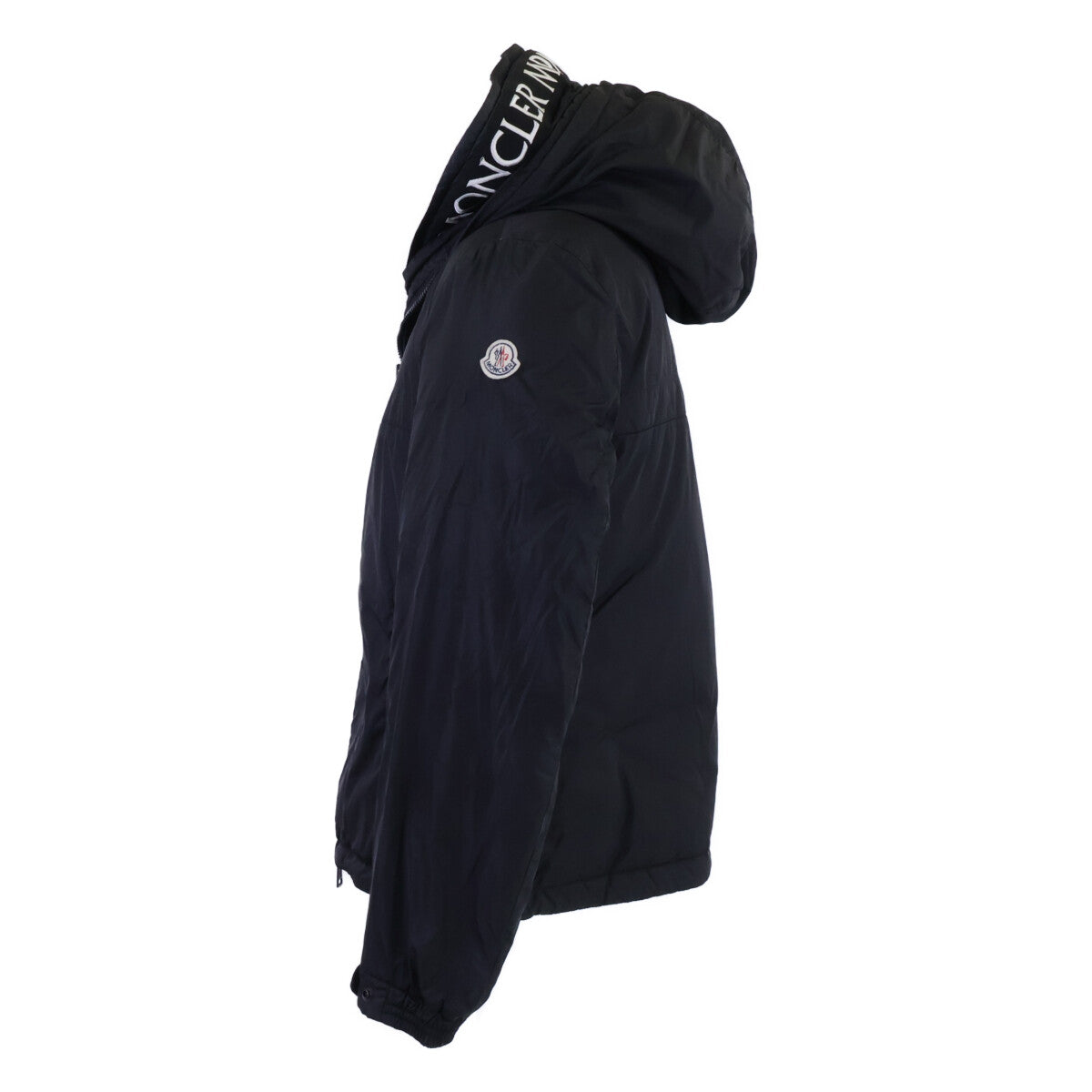 MONCLER MONTVERNIER Hood Logo Hooded Jacket Black Size 1