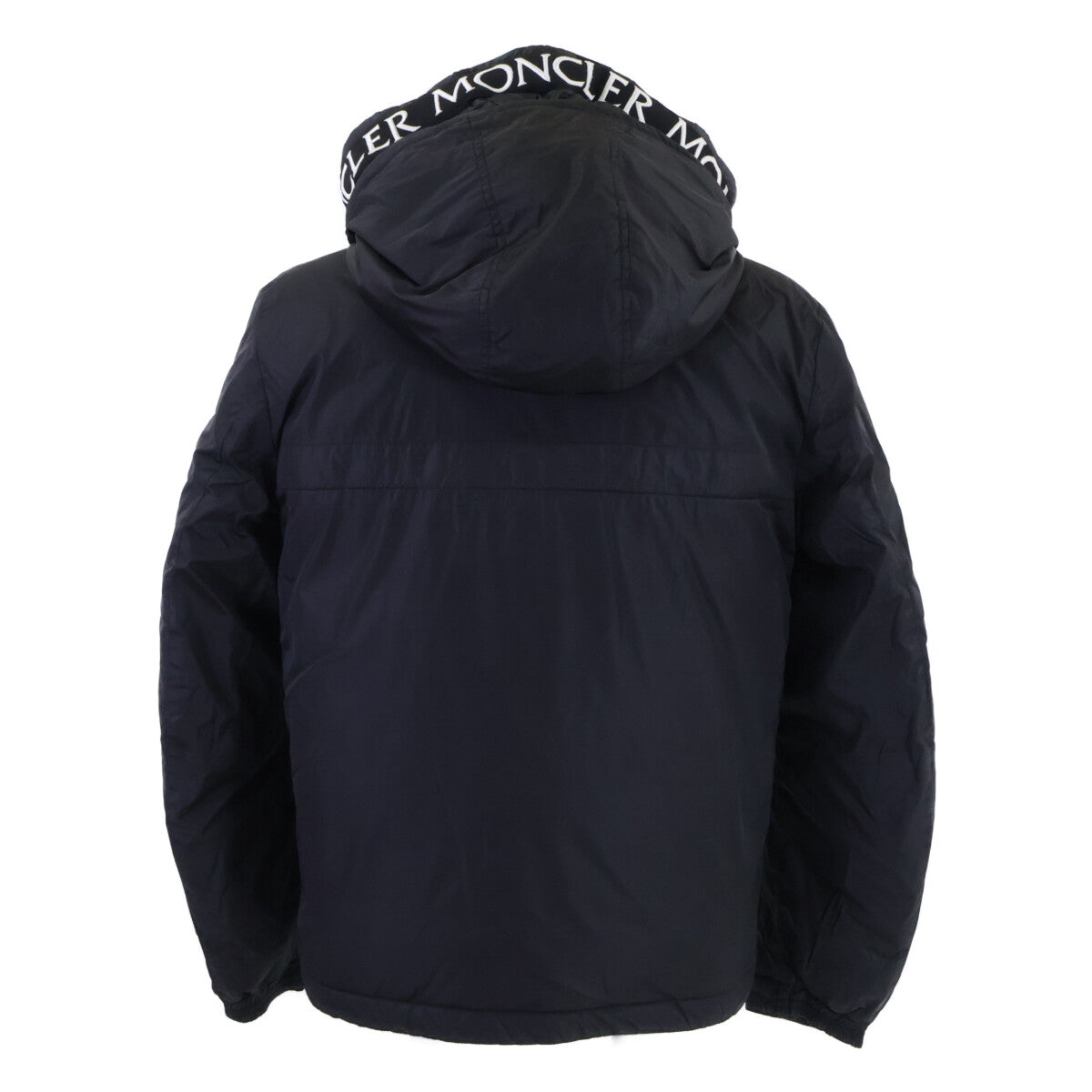 MONCLER MONTVERNIER Hood Logo Hooded Jacket Black Size 1