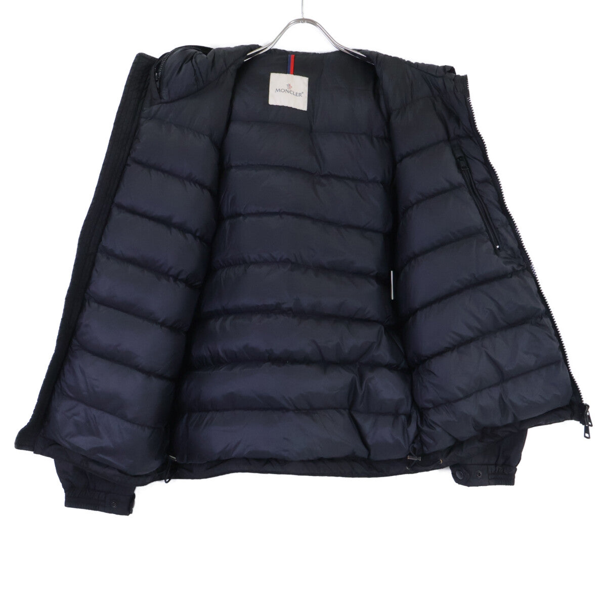 MONCLER MONTVERNIER Hood Logo Hooded Jacket Black Size 1