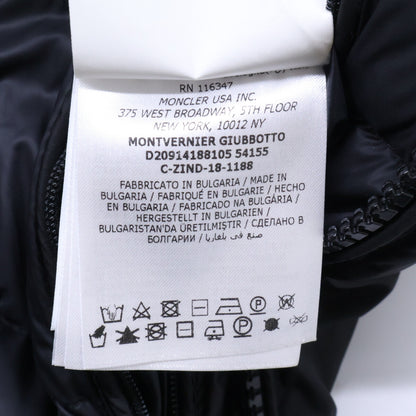 MONCLER MONTVERNIER Hood Logo Hooded Jacket Black Size 1
