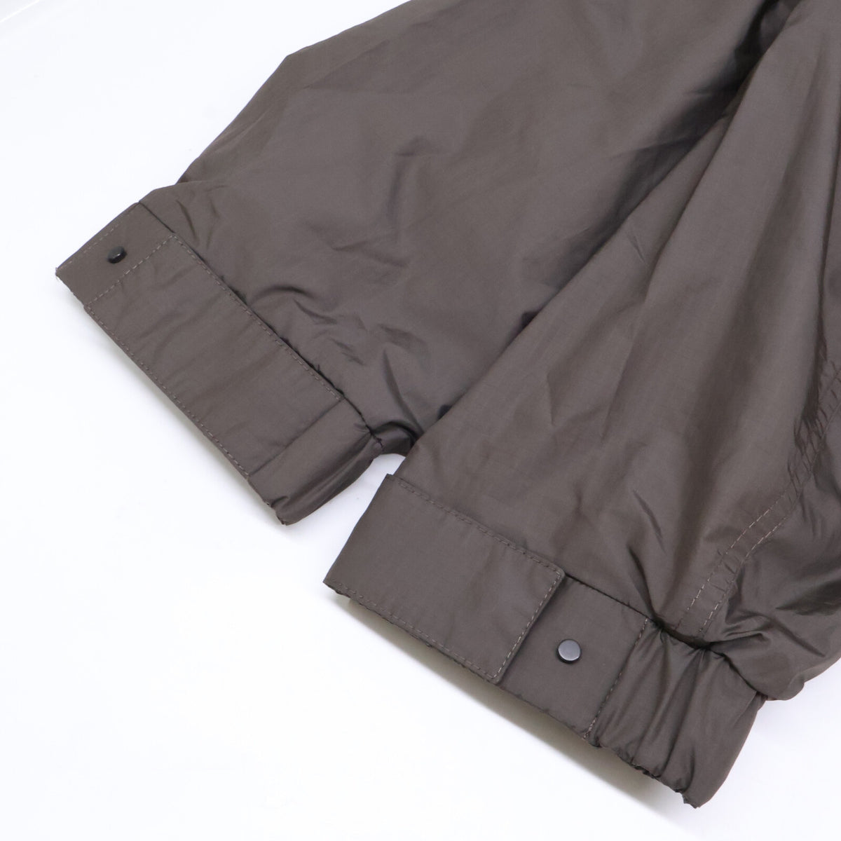 MONCLER ALISO Micro-Mesh Lined Nylon Coat Khaki Size 4