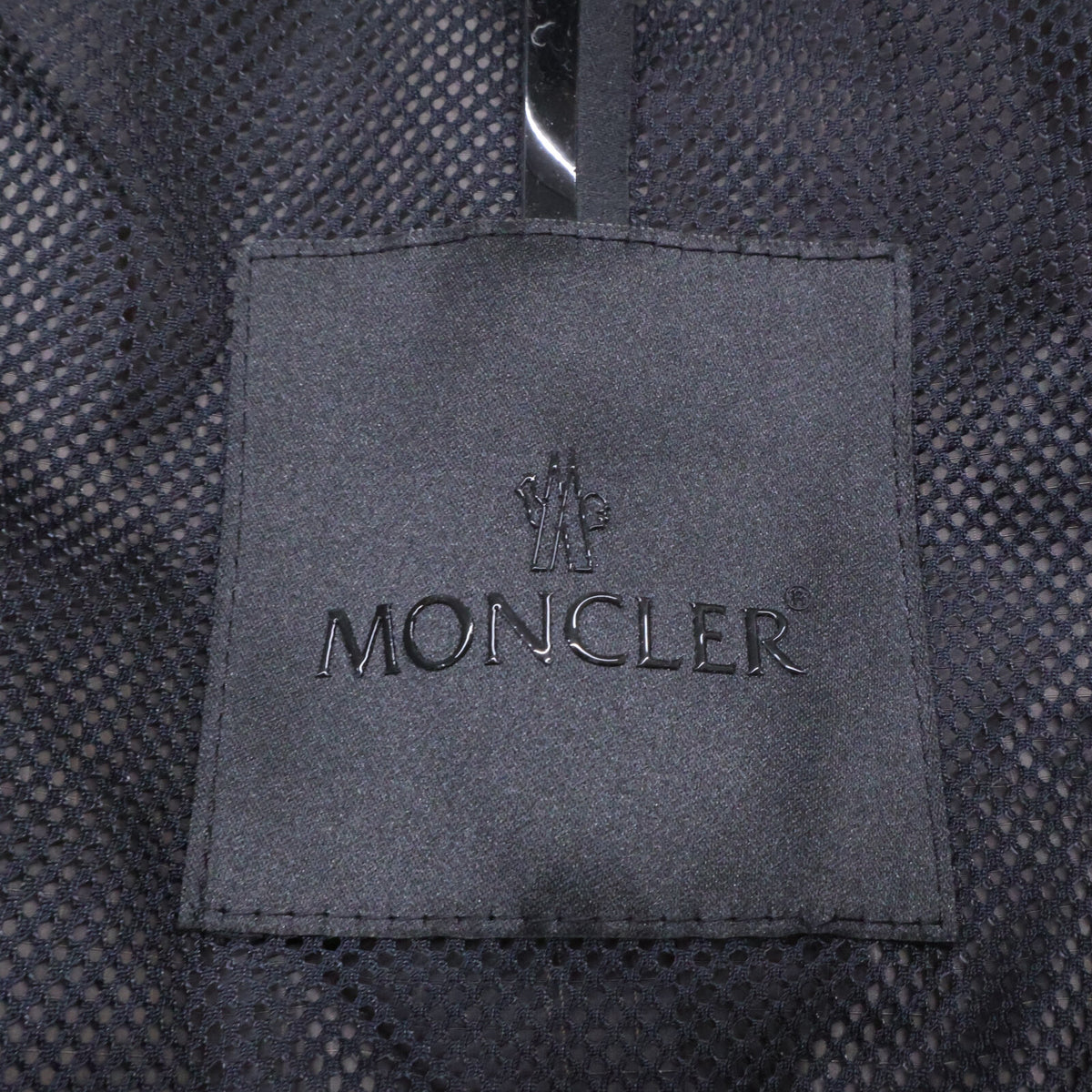 MONCLER ALISO Micro-Mesh Lined Nylon Coat Khaki Size 4