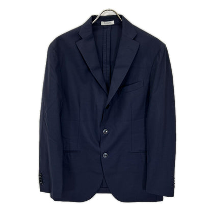 BOGLIOLI Navy Wool 3-Button Suit Jacket Size 48