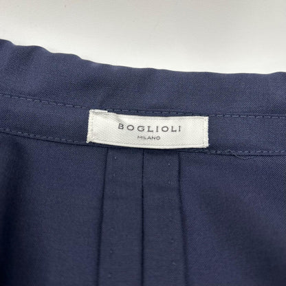 BOGLIOLI Navy Wool 3-Button Suit Jacket Size 48
