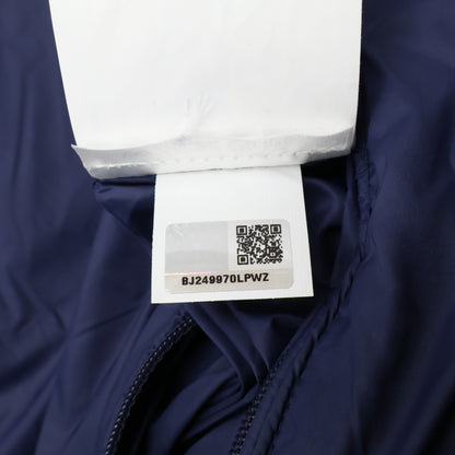 MONCLER MONTGENEVRE Wool Hooded Down Jacket Navy Size 1
