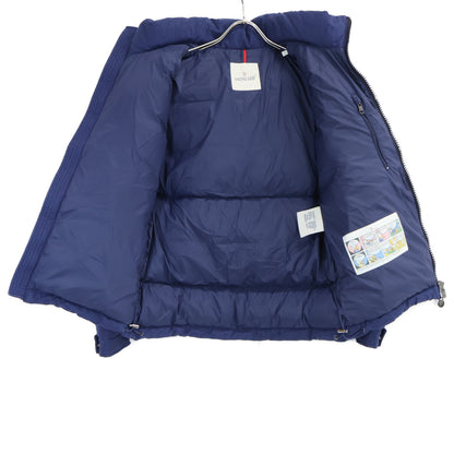 MONCLER MONTGENEVRE Wool Hooded Down Jacket Navy Size 1