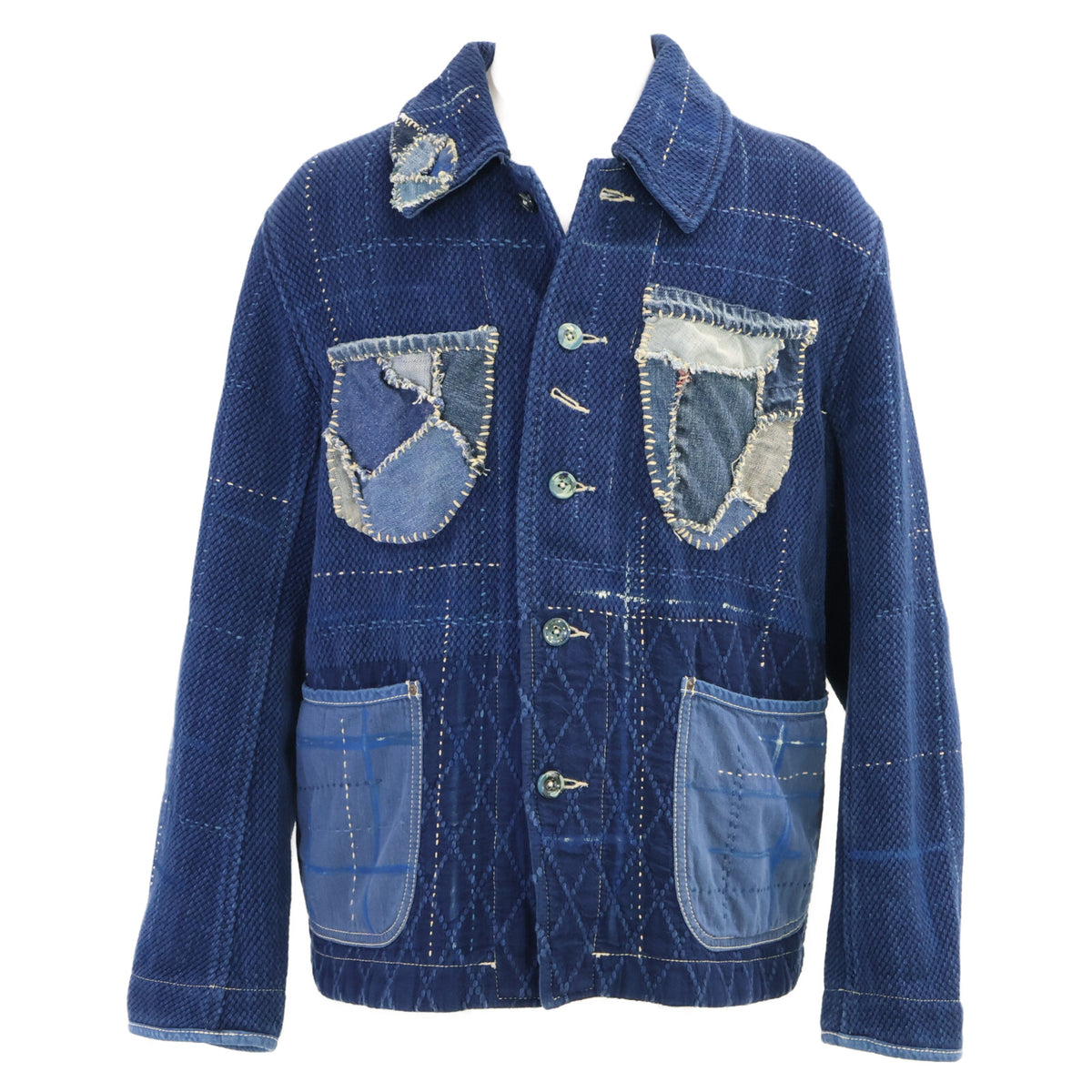 Porter Classic KENDO SASHIKO French Jacket Blue Size L