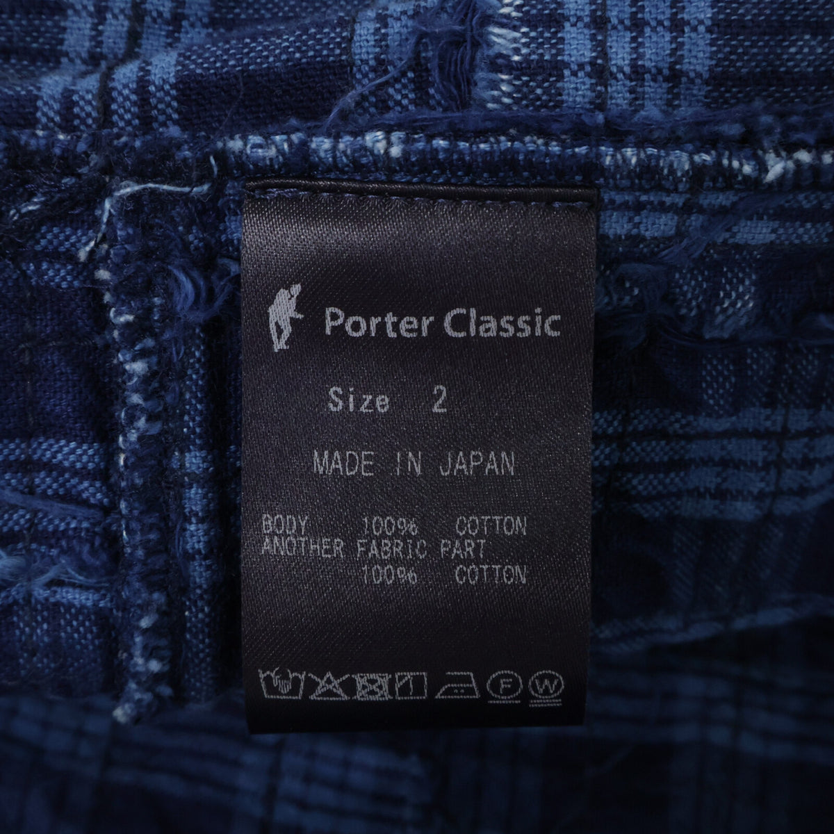 Porter Classic Hawaiian Denim French Jacket Blue Size 2
